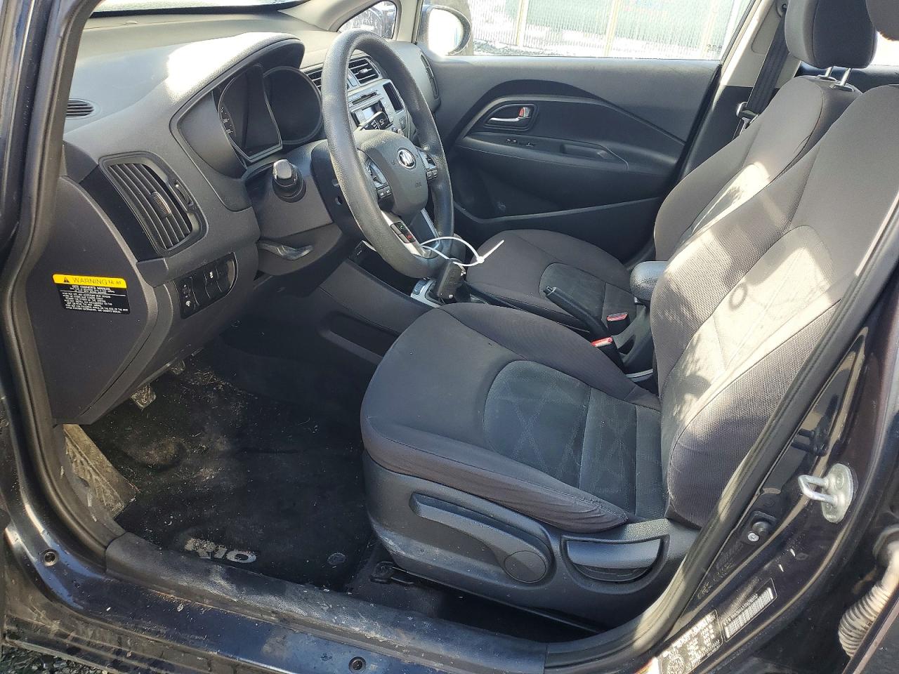 2013 Kia Rio Lx Blue vin: KNADM4A37D6298052