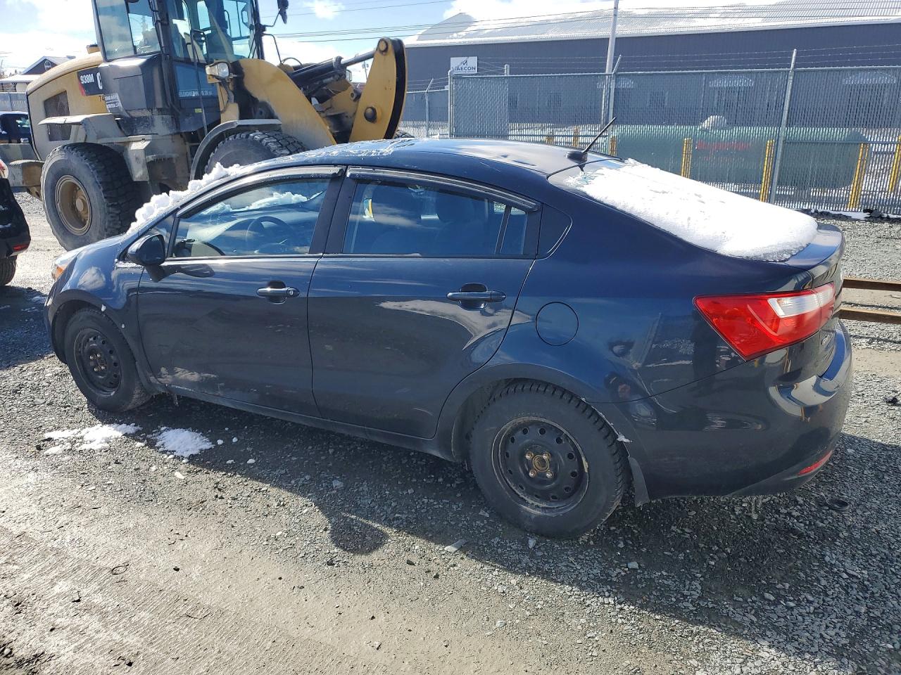 2013 Kia Rio Lx Blue vin: KNADM4A37D6298052