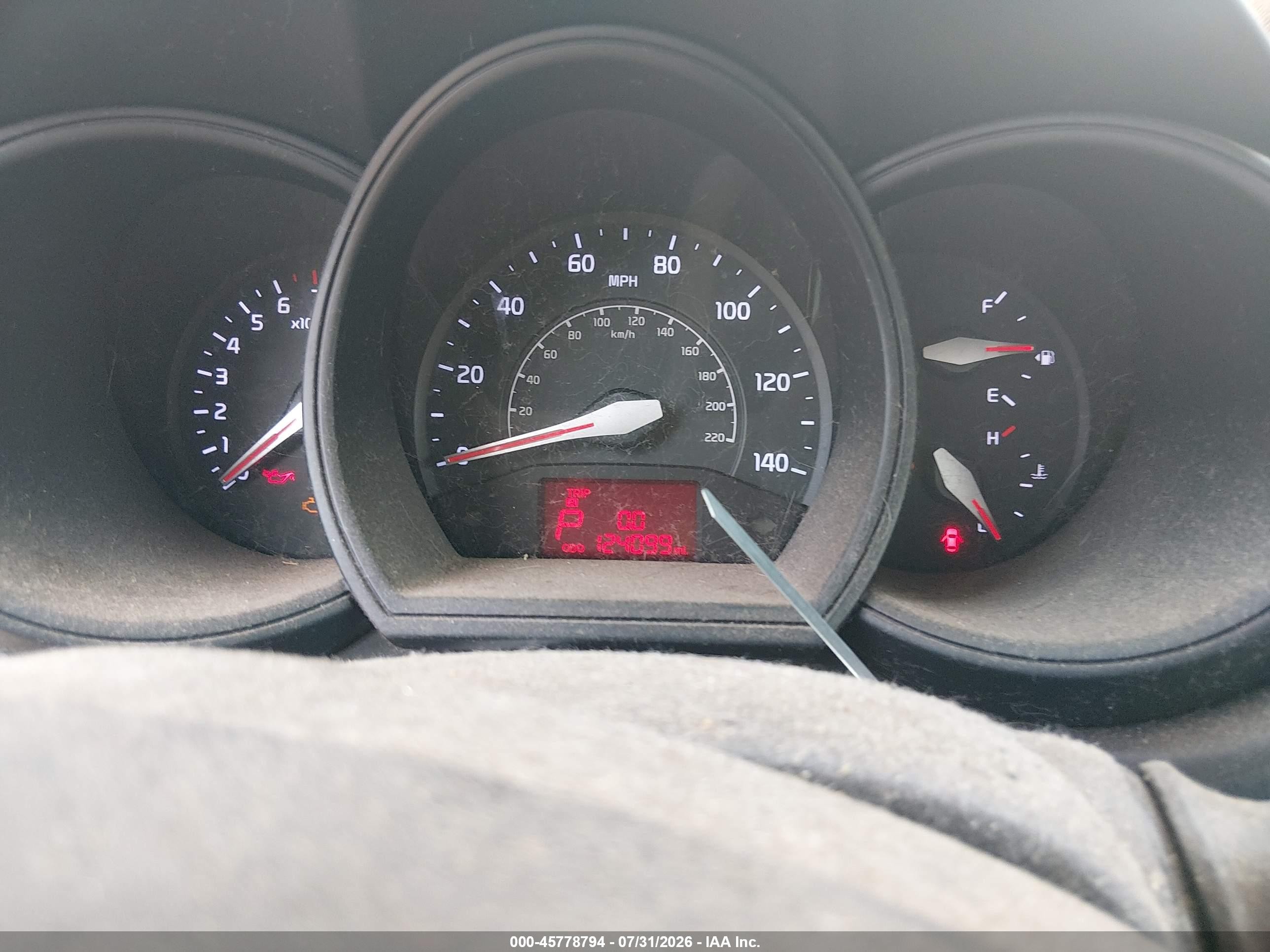 2014 Kia Rio Lx Silver vin: KNADM4A37E6400600