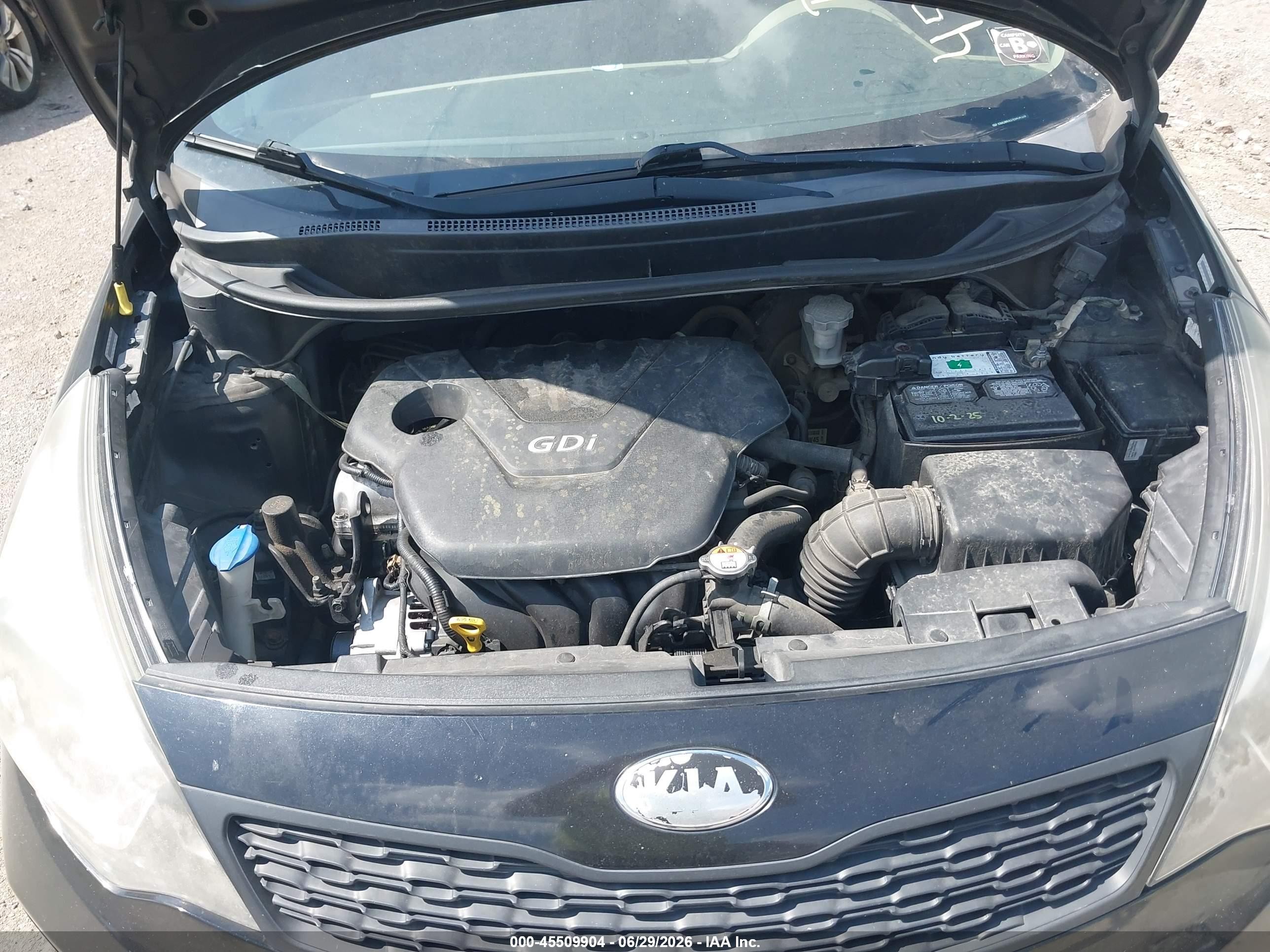 2014 Kia Rio Lx Черный vin: KNADM4A37E6414528