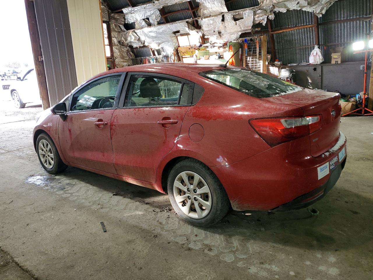 2015 Kia Rio Lx Red vin: KNADM4A37F6459888