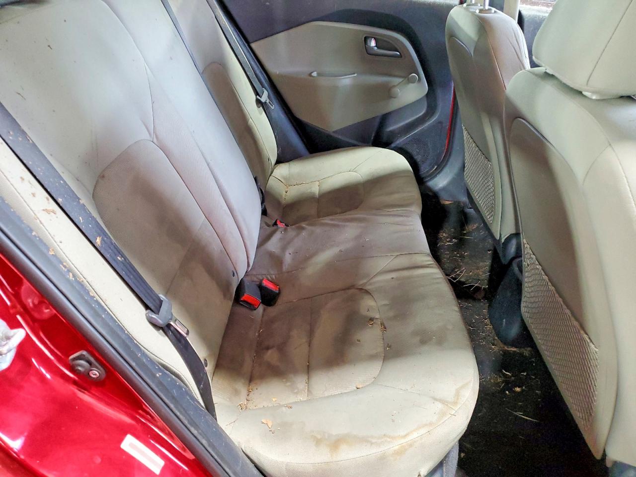 2015 Kia Rio Lx Red vin: KNADM4A37F6459888