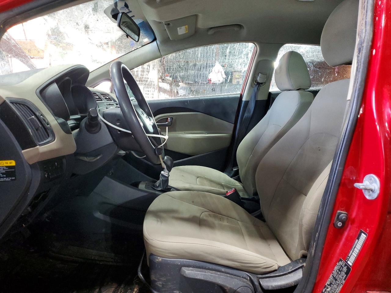 2015 Kia Rio Lx Red vin: KNADM4A37F6459888