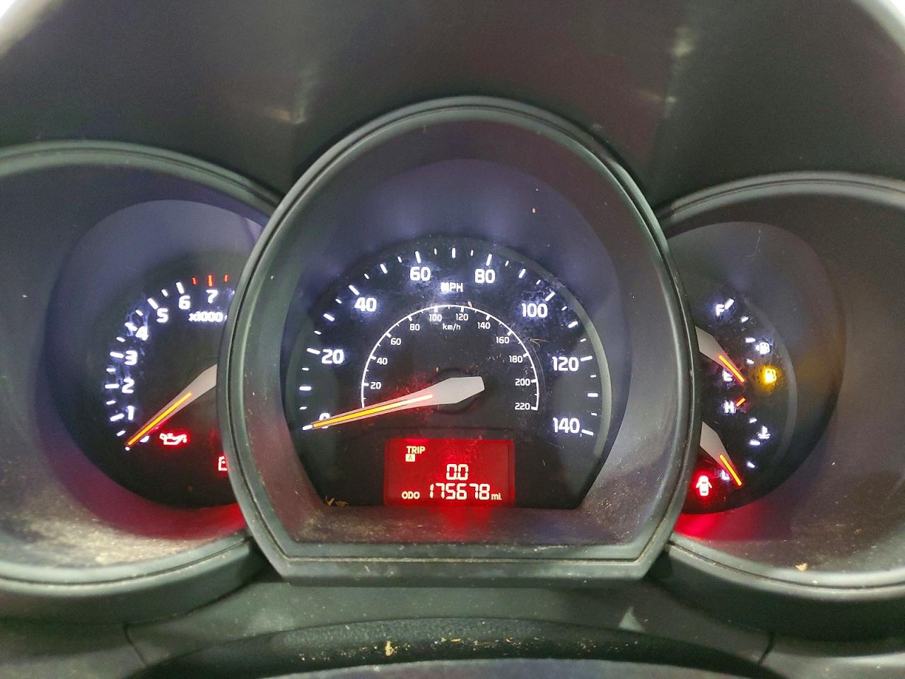 2015 Kia Rio Lx Red vin: KNADM4A37F6459888