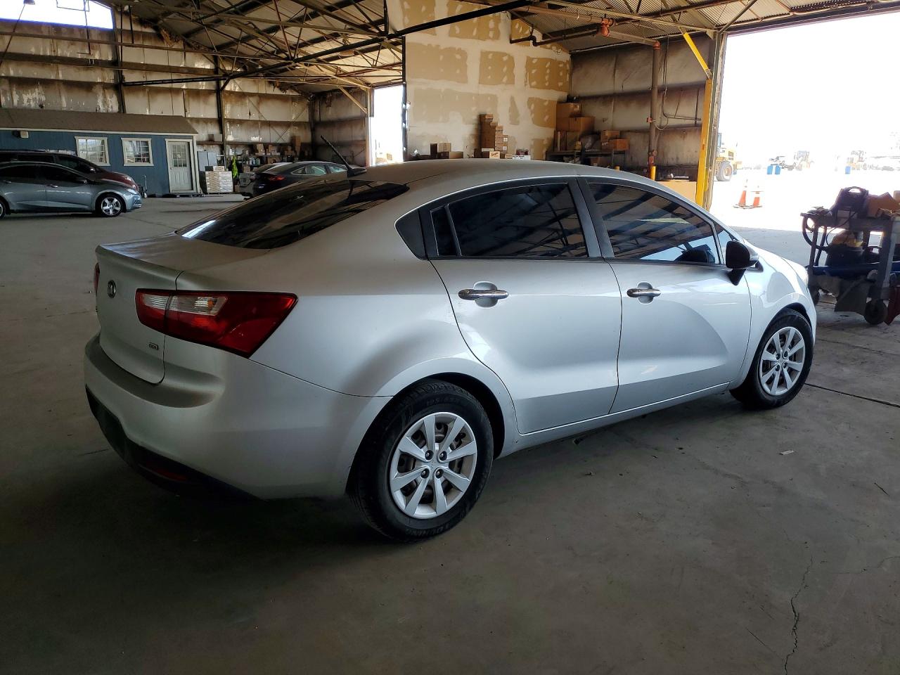 2015 Kia Rio Lx Gray vin: KNADM4A37F6515733