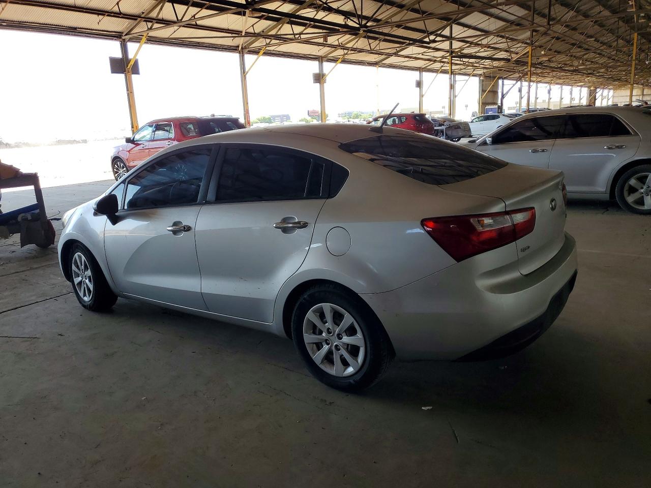 2015 Kia Rio Lx Gray vin: KNADM4A37F6515733