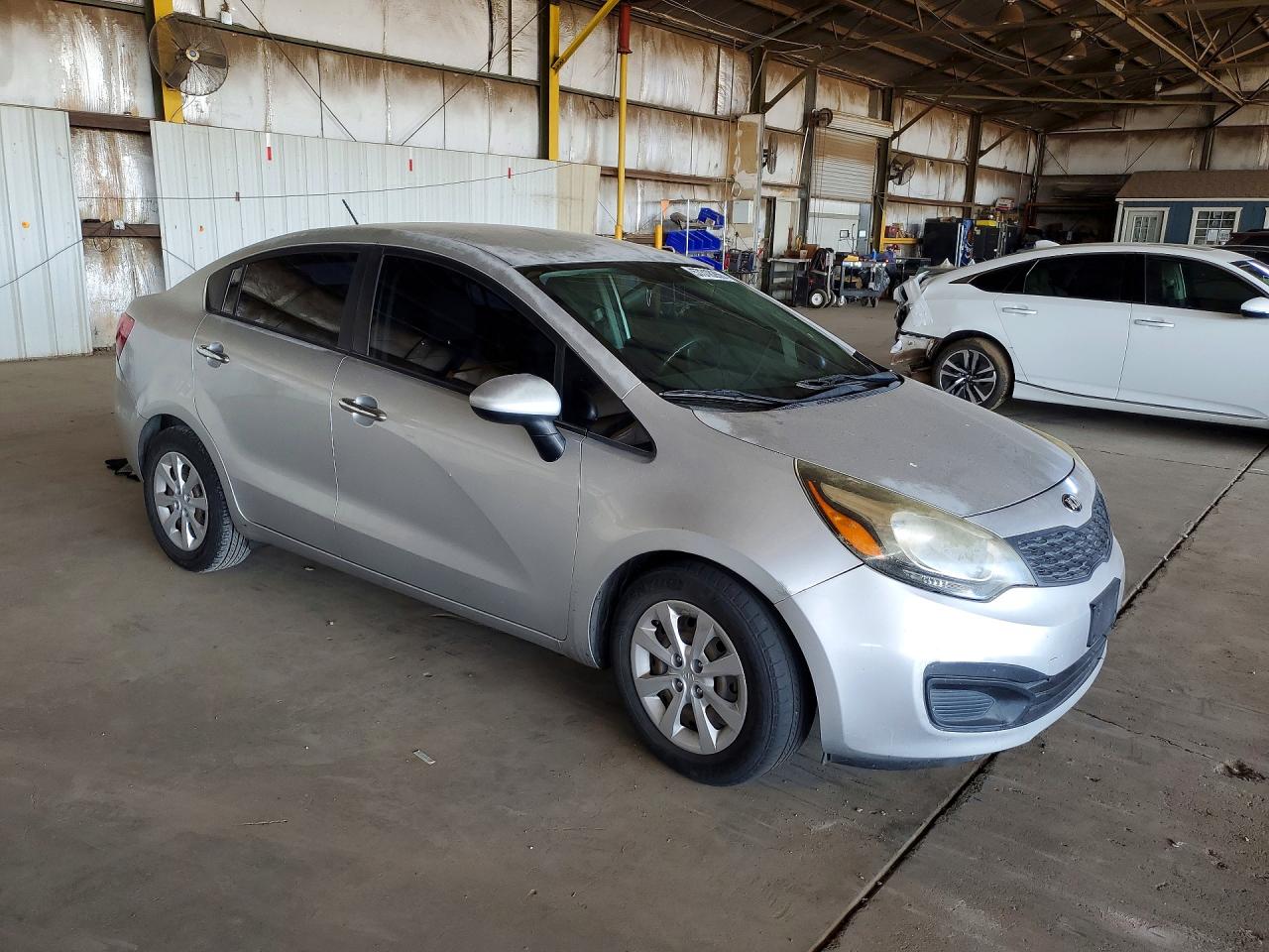2015 Kia Rio Lx Gray vin: KNADM4A37F6515733