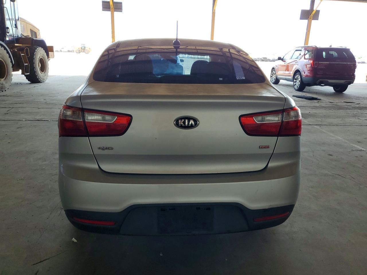 2015 Kia Rio Lx Gray vin: KNADM4A37F6515733