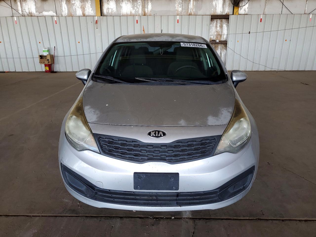 2015 Kia Rio Lx Gray vin: KNADM4A37F6515733