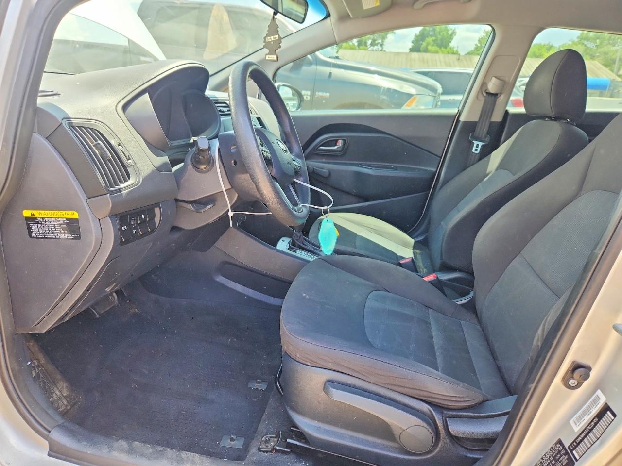 2015 Kia Rio Lx Silver vin: KNADM4A37F6528000