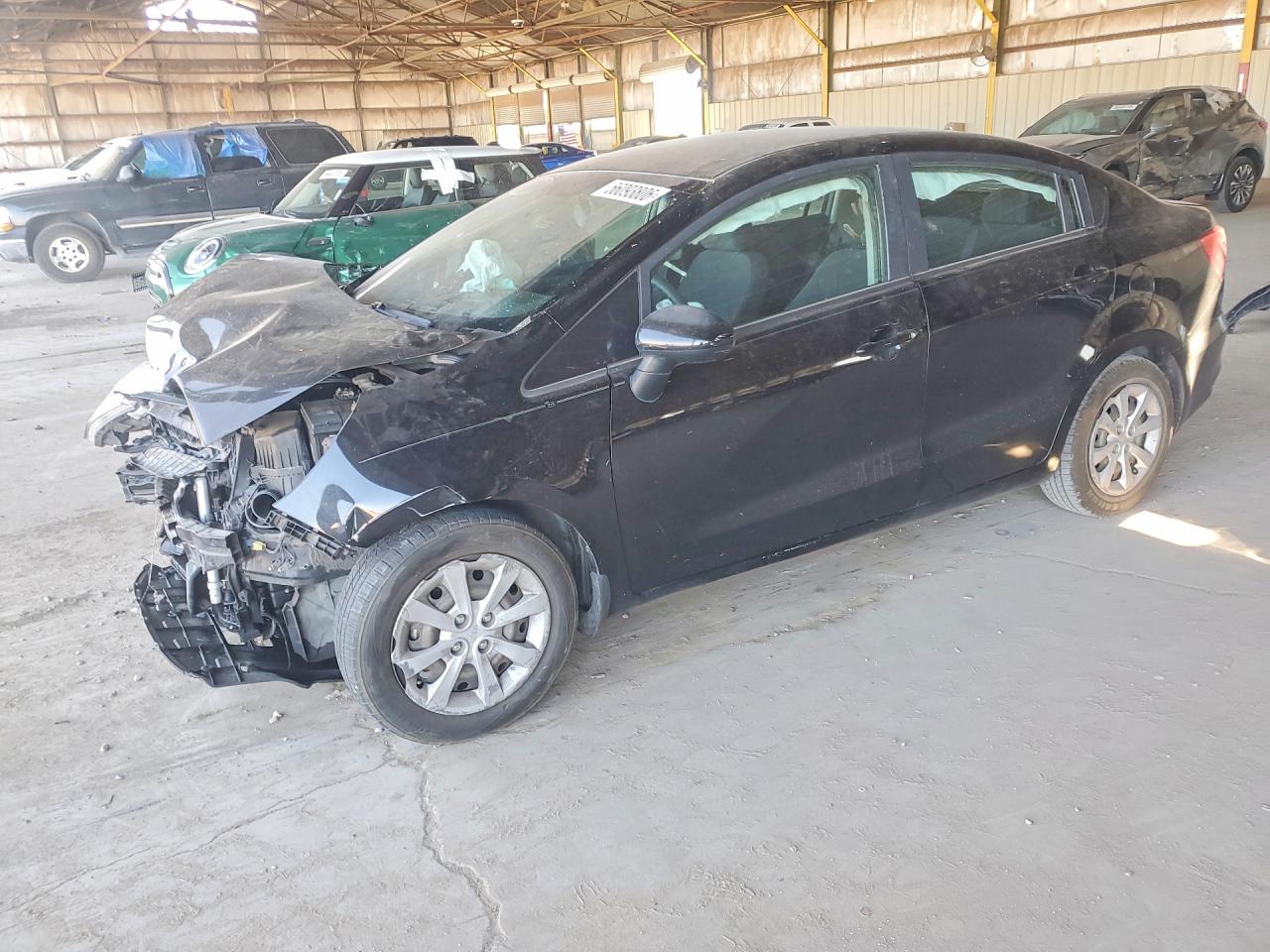 2017 Kia Rio Lx Black vin: KNADM4A37H6025926