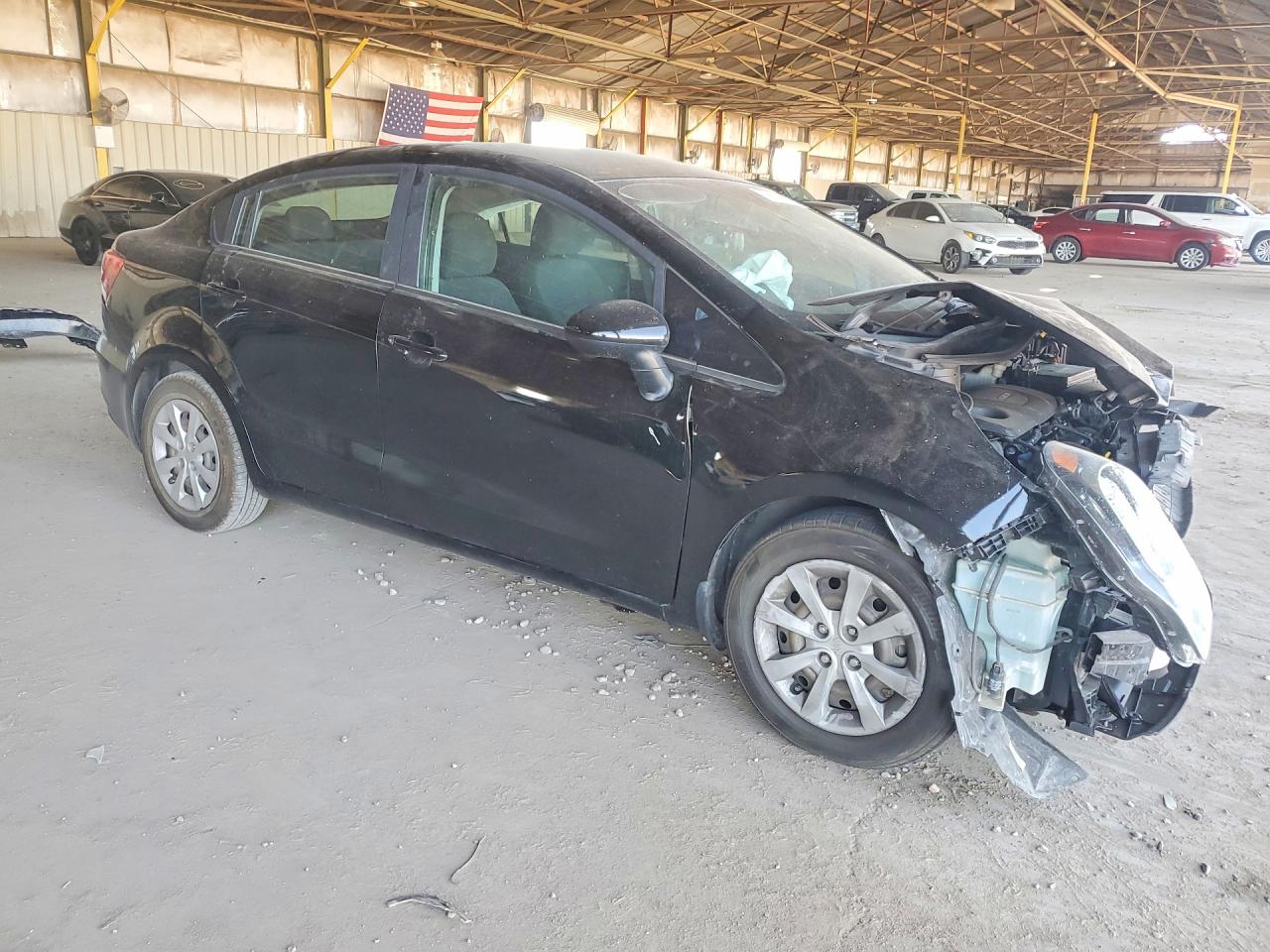 2017 Kia Rio Lx Black vin: KNADM4A37H6025926