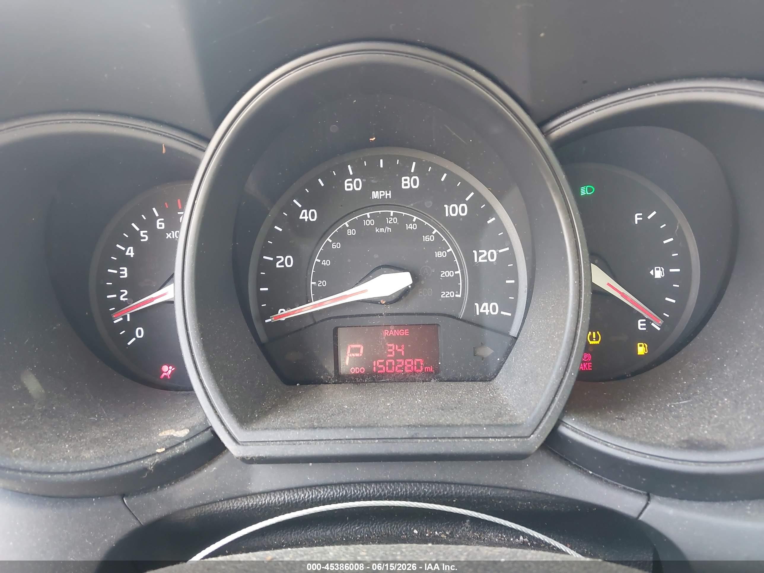 2012 Kia Rio Lx Red vin: KNADM4A38C6033221