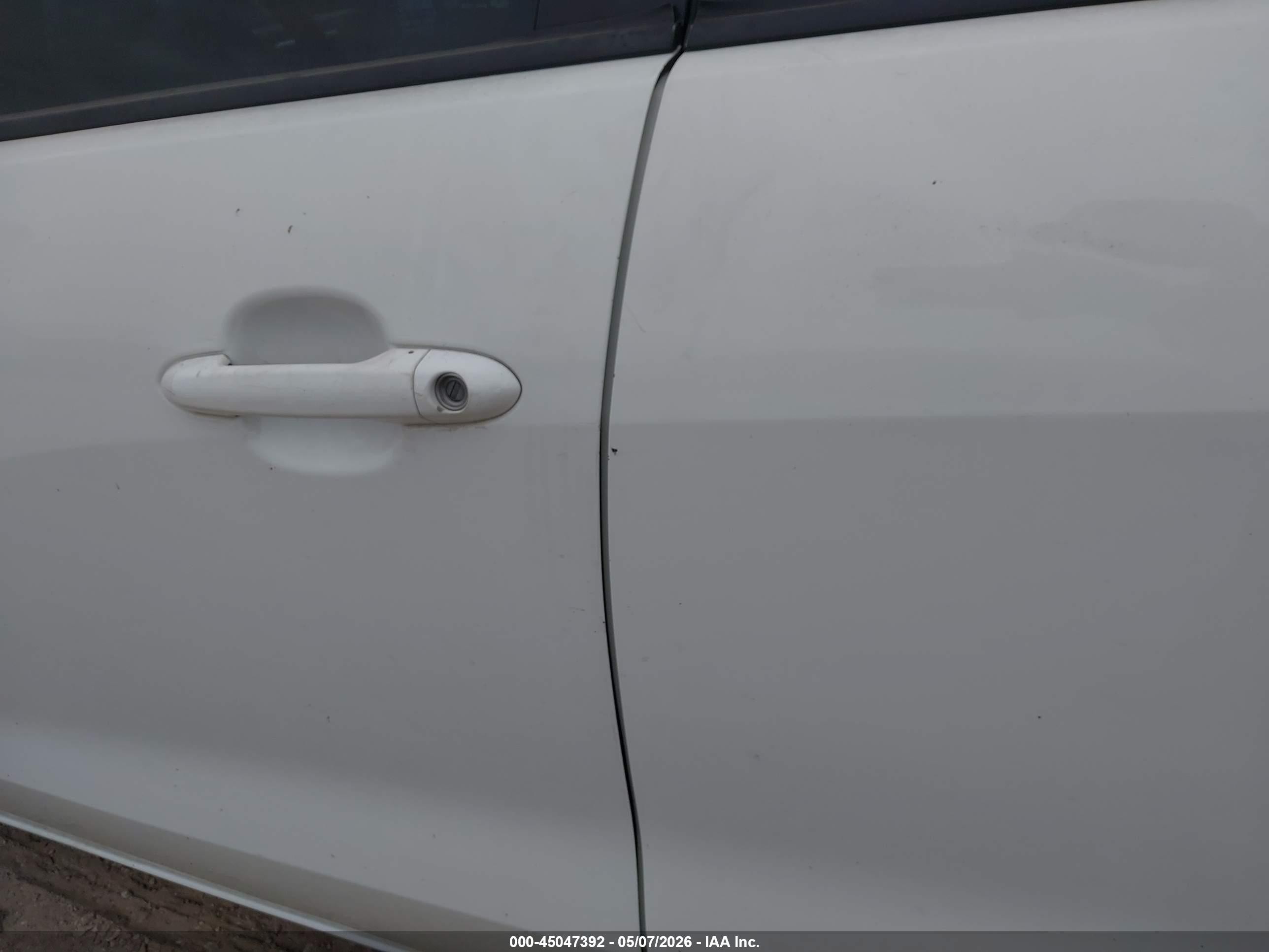 2012 Kia Rio Lx White vin: KNADM4A38C6068339