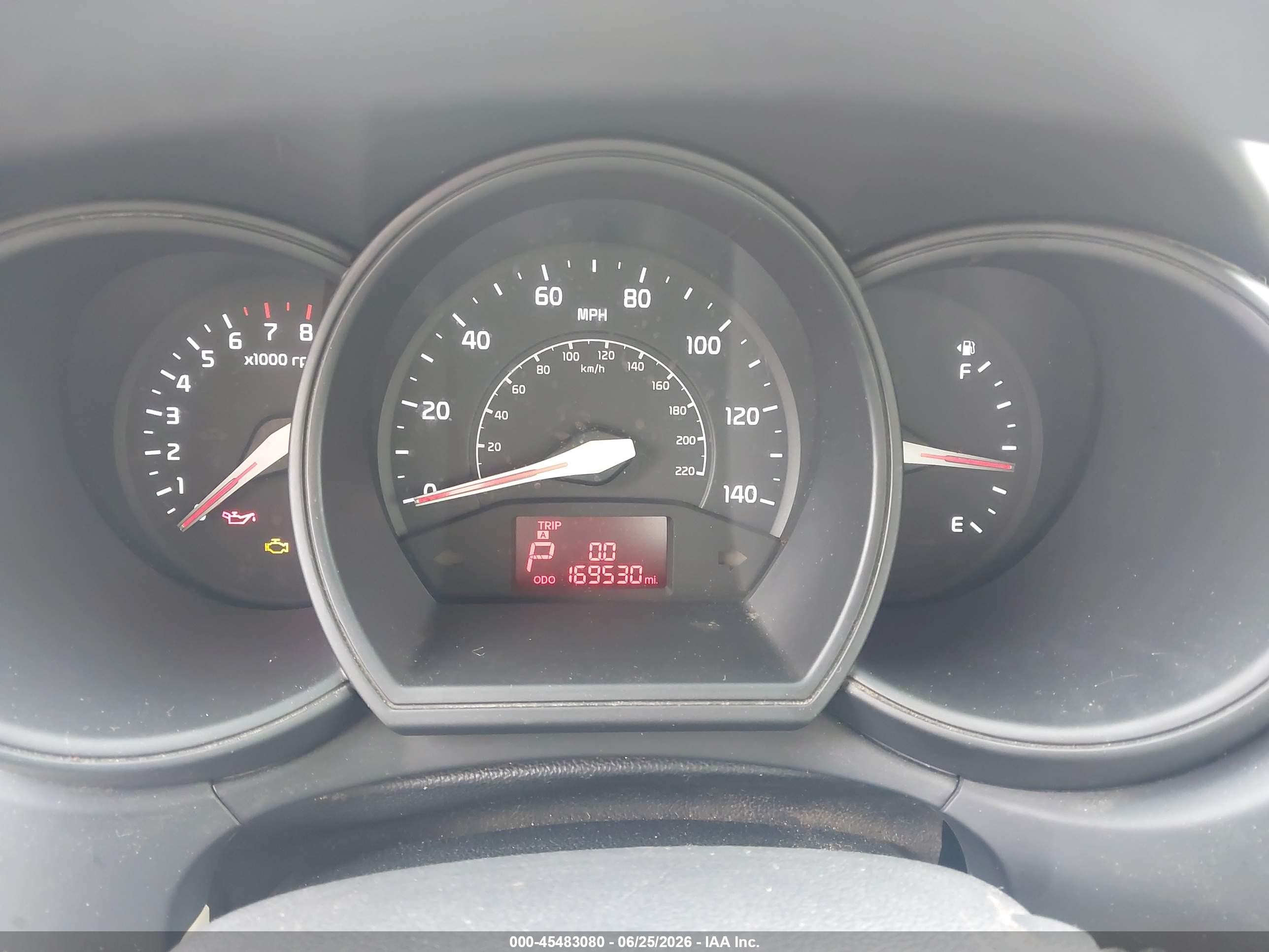 2013 Kia Rio Lx White vin: KNADM4A38D6177708