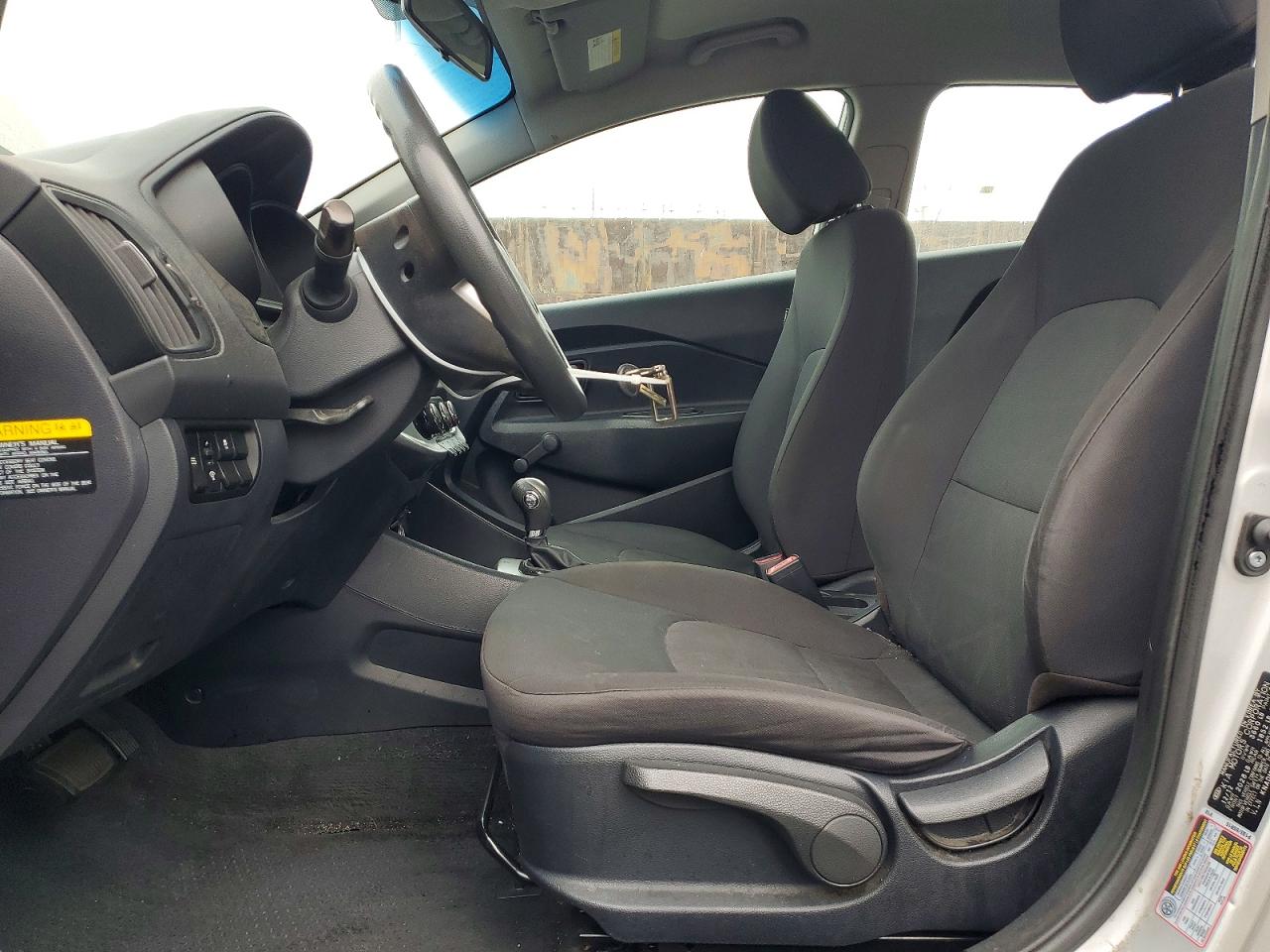 2013 Kia Rio Lx Silver vin: KNADM4A38D6210674