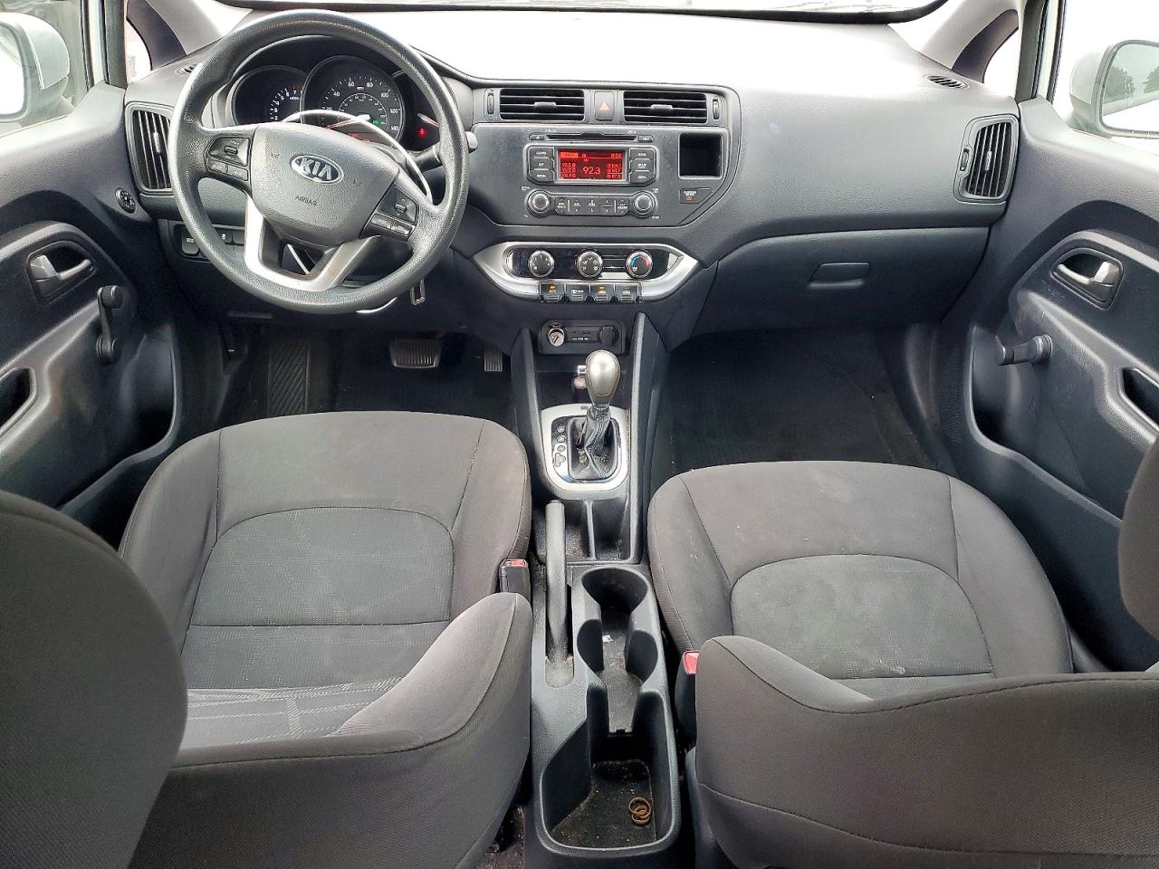 2013 Kia Rio Lx Silver vin: KNADM4A38D6210674