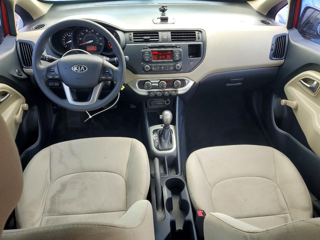 2013 Kia Rio Lx Красный vin: KNADM4A38D6312444