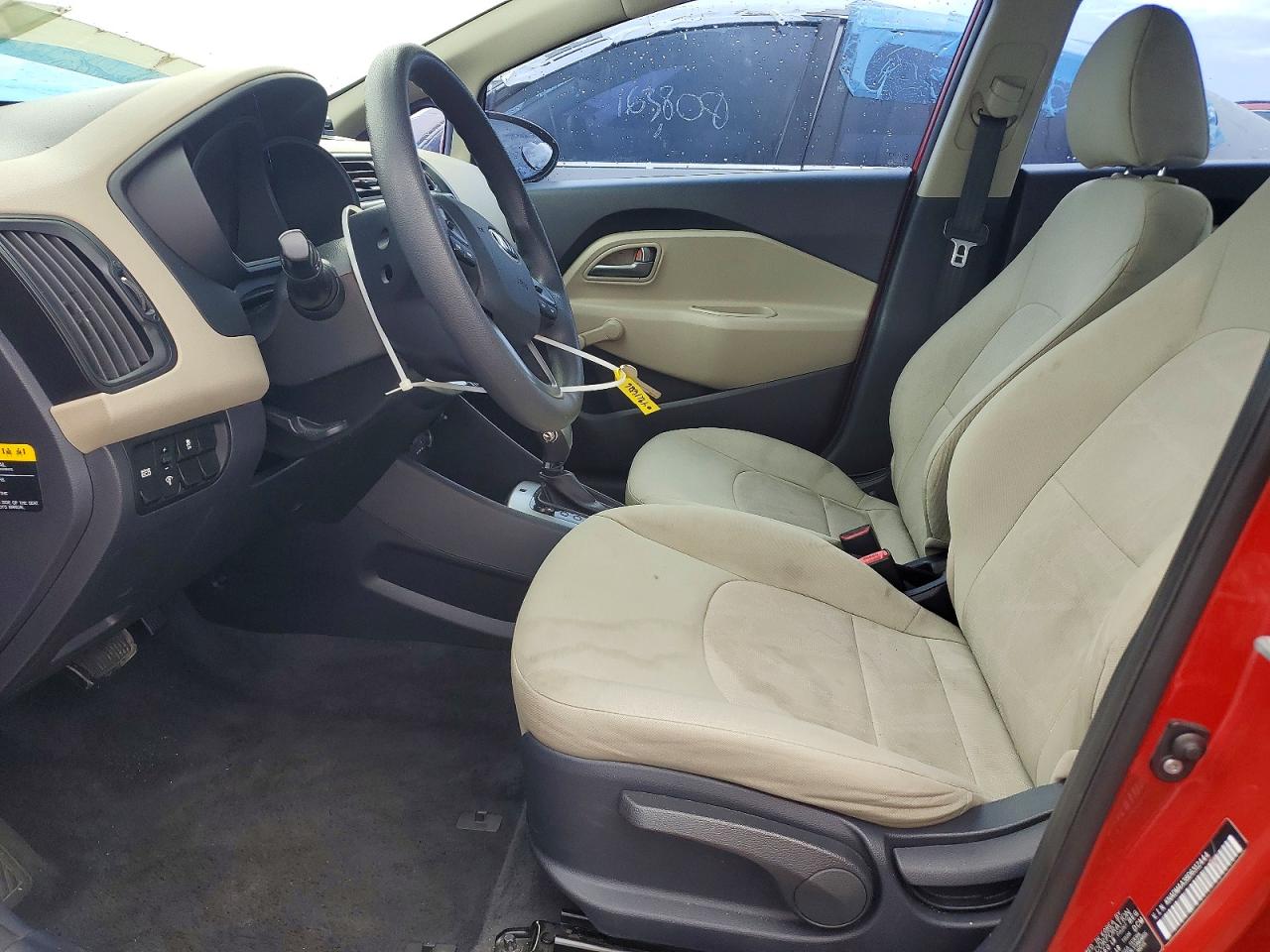 2013 Kia Rio Lx Красный vin: KNADM4A38D6312444