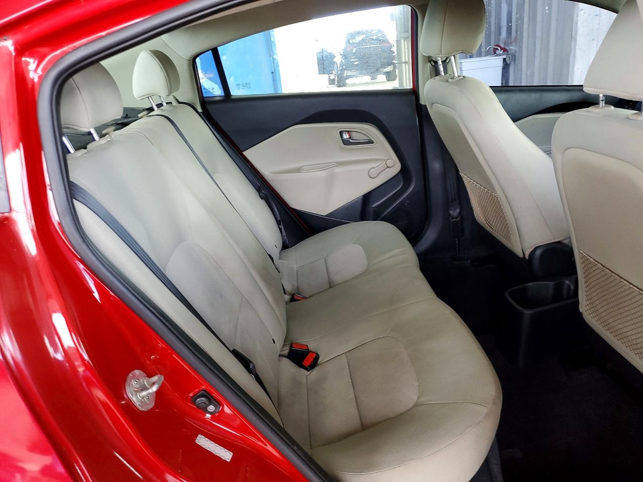 2013 Kia Rio Lx Красный vin: KNADM4A38D6312444