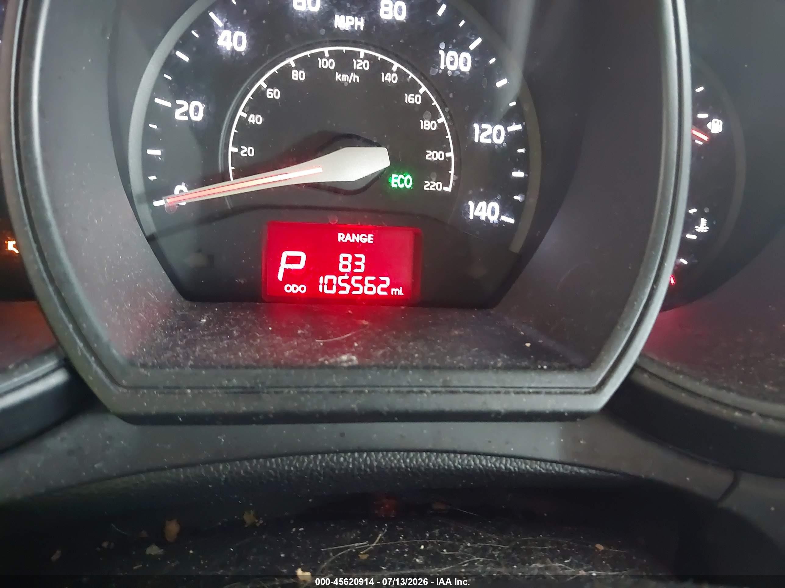 2014 Kia Rio Lx Red vin: KNADM4A38E6370927