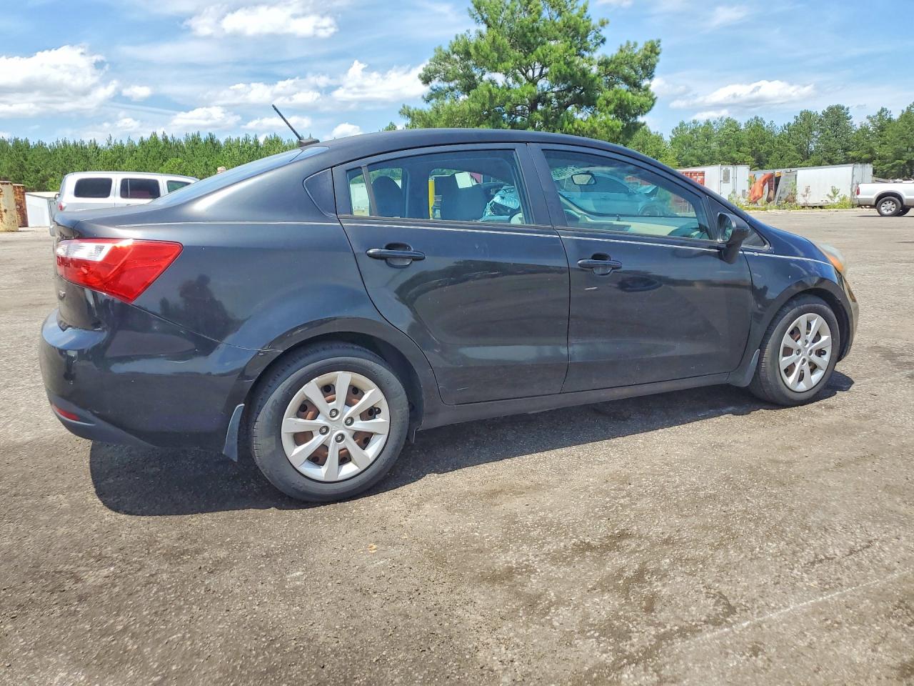 2015 Kia Rio Lx Black vin: KNADM4A38F6421800