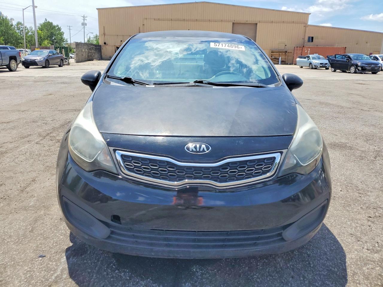 2015 Kia Rio Lx Black vin: KNADM4A38F6421800