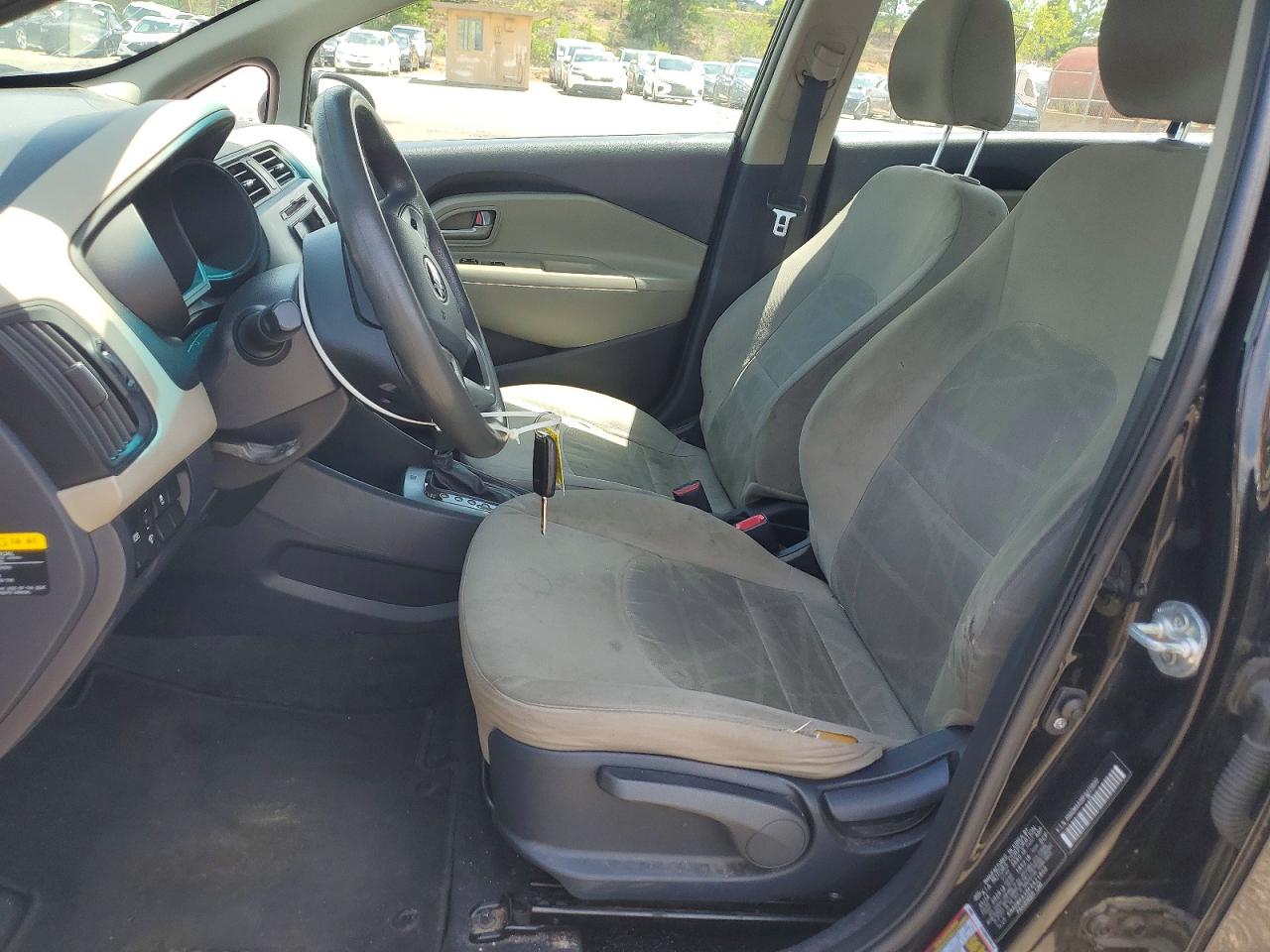 2015 Kia Rio Lx Black vin: KNADM4A38F6421800