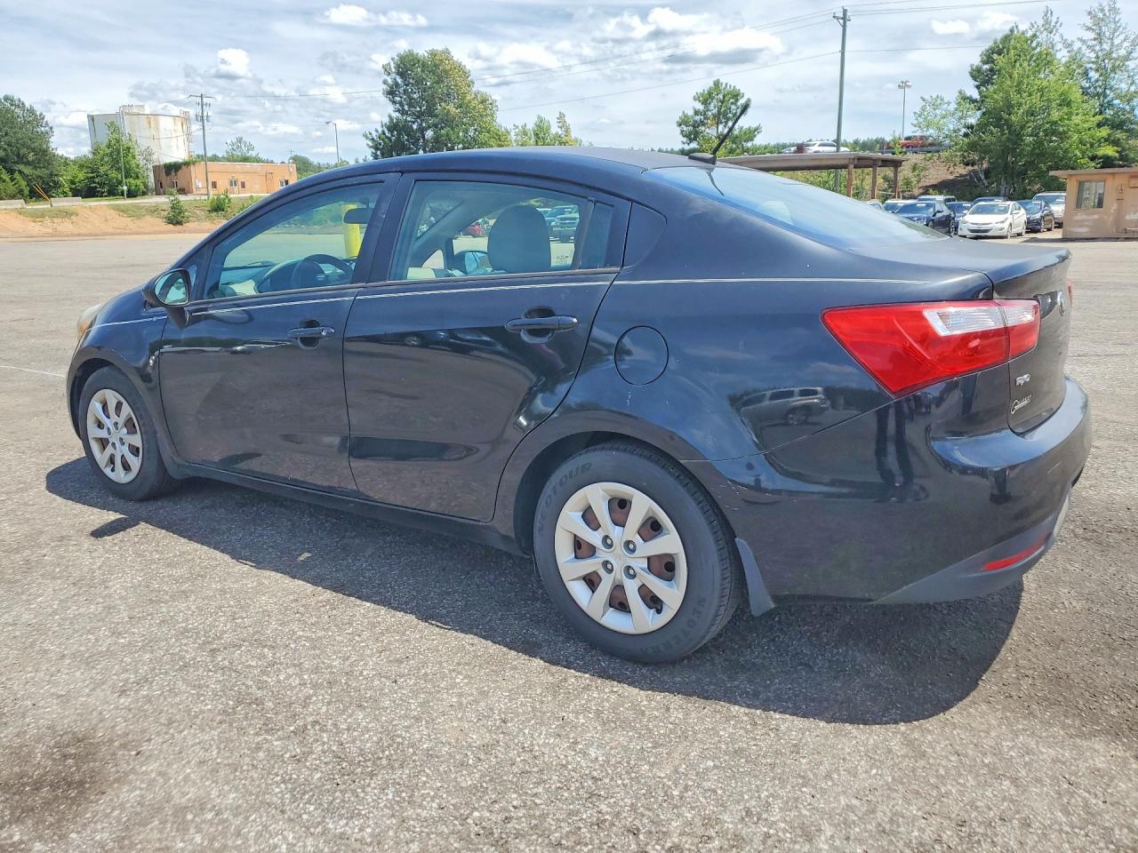 2015 Kia Rio Lx Black vin: KNADM4A38F6421800