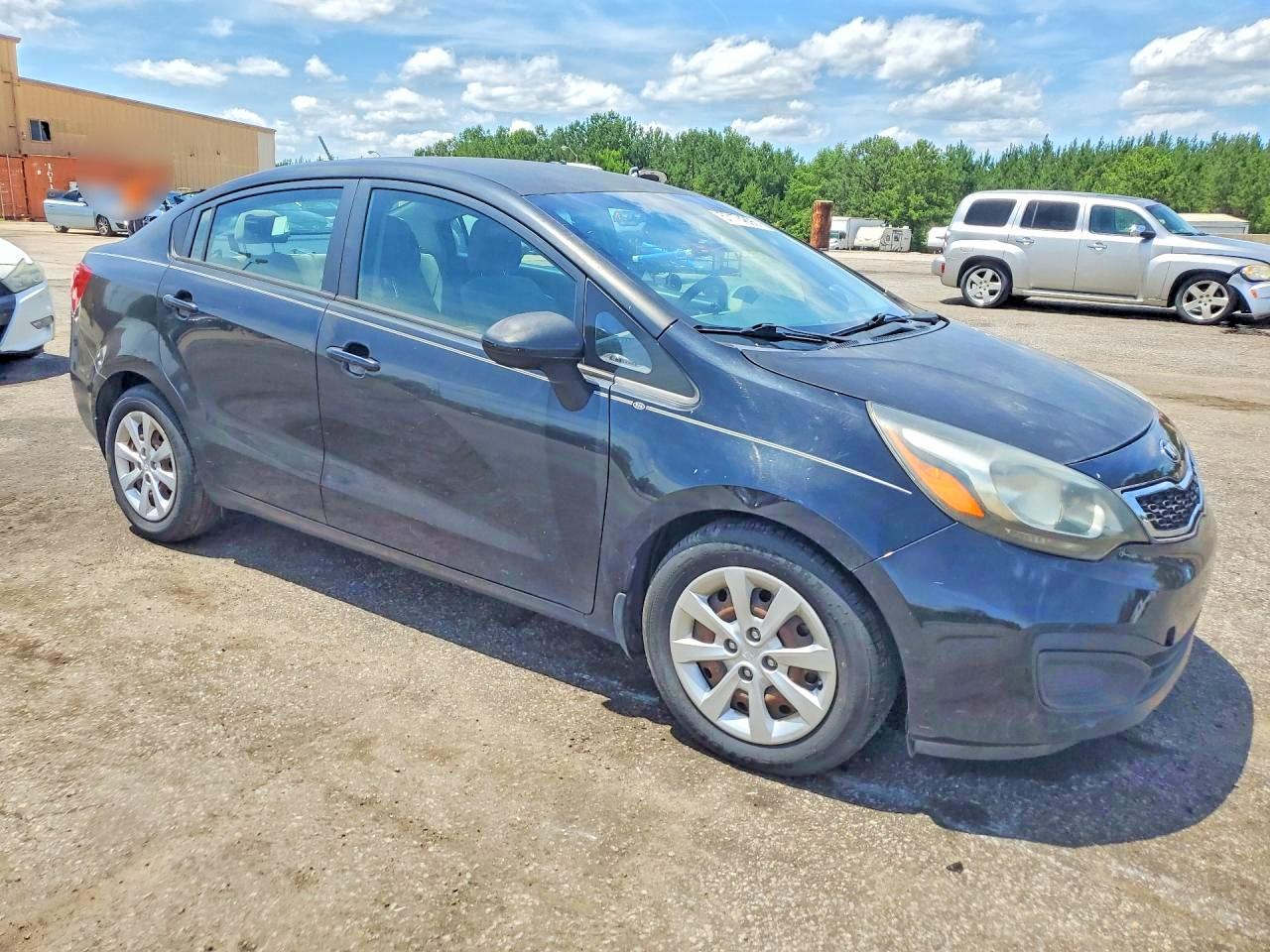 2015 Kia Rio Lx Black vin: KNADM4A38F6421800