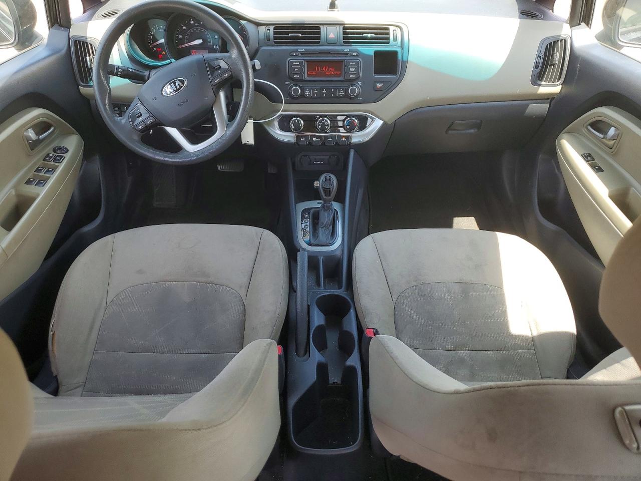 2015 Kia Rio Lx Black vin: KNADM4A38F6421800