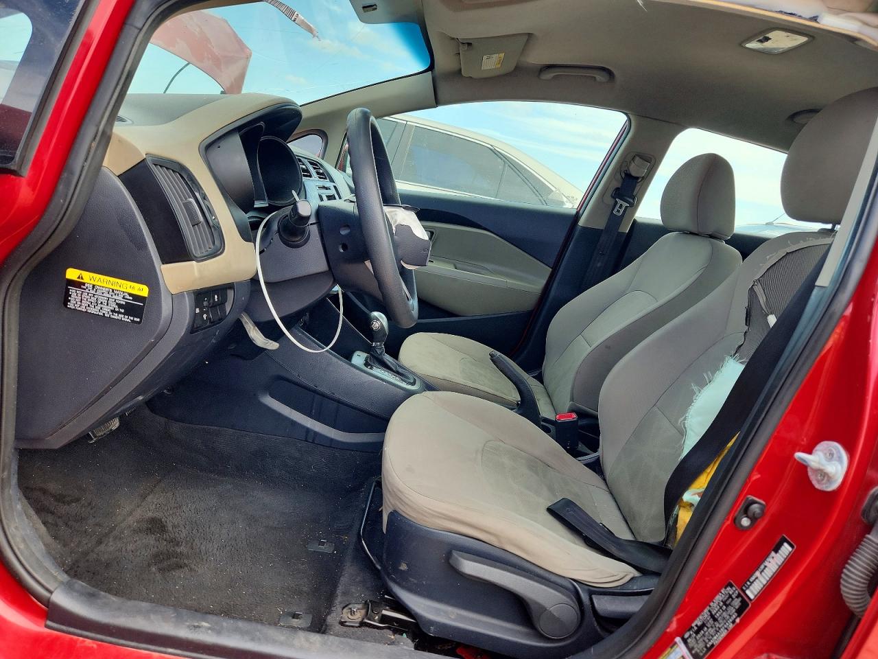2015 Kia Rio Lx Red vin: KNADM4A38F6436085