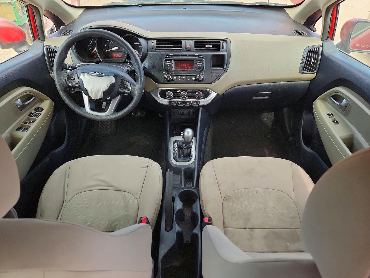 2015 Kia Rio Lx Red vin: KNADM4A38F6436085