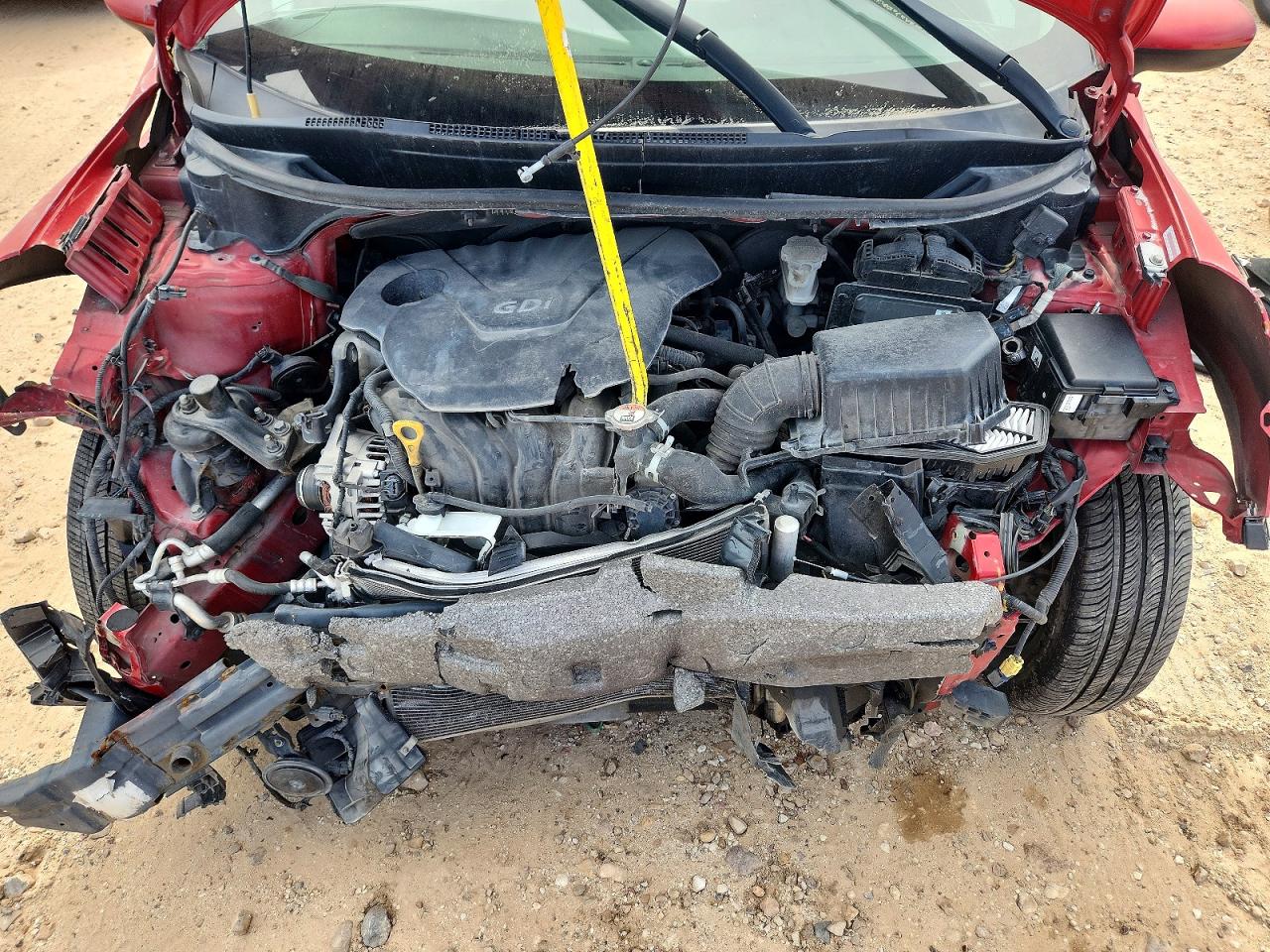 2015 Kia Rio Lx Red vin: KNADM4A38F6436085