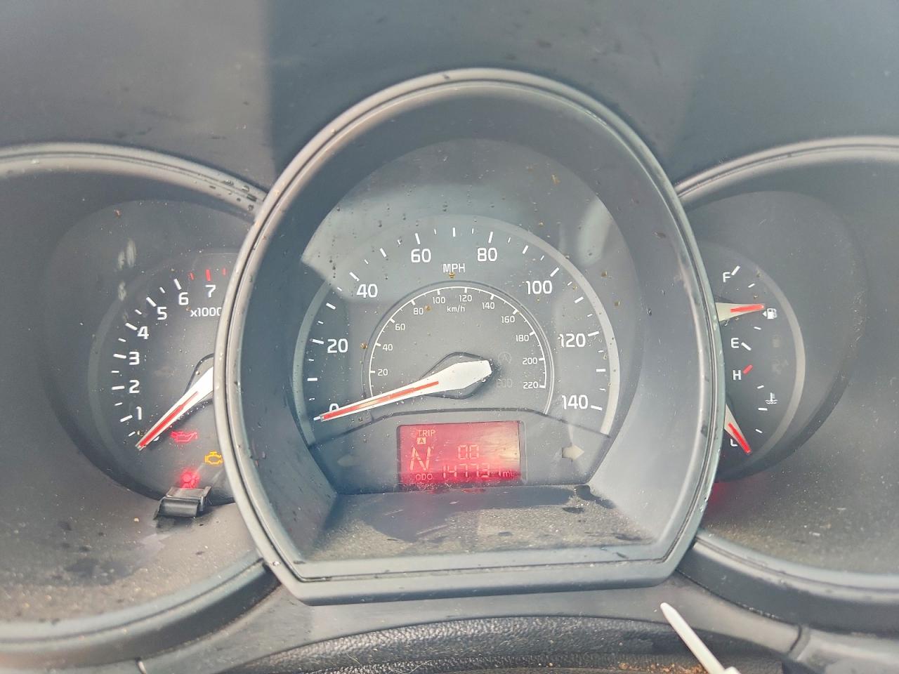 2015 Kia Rio Lx Red vin: KNADM4A38F6436085