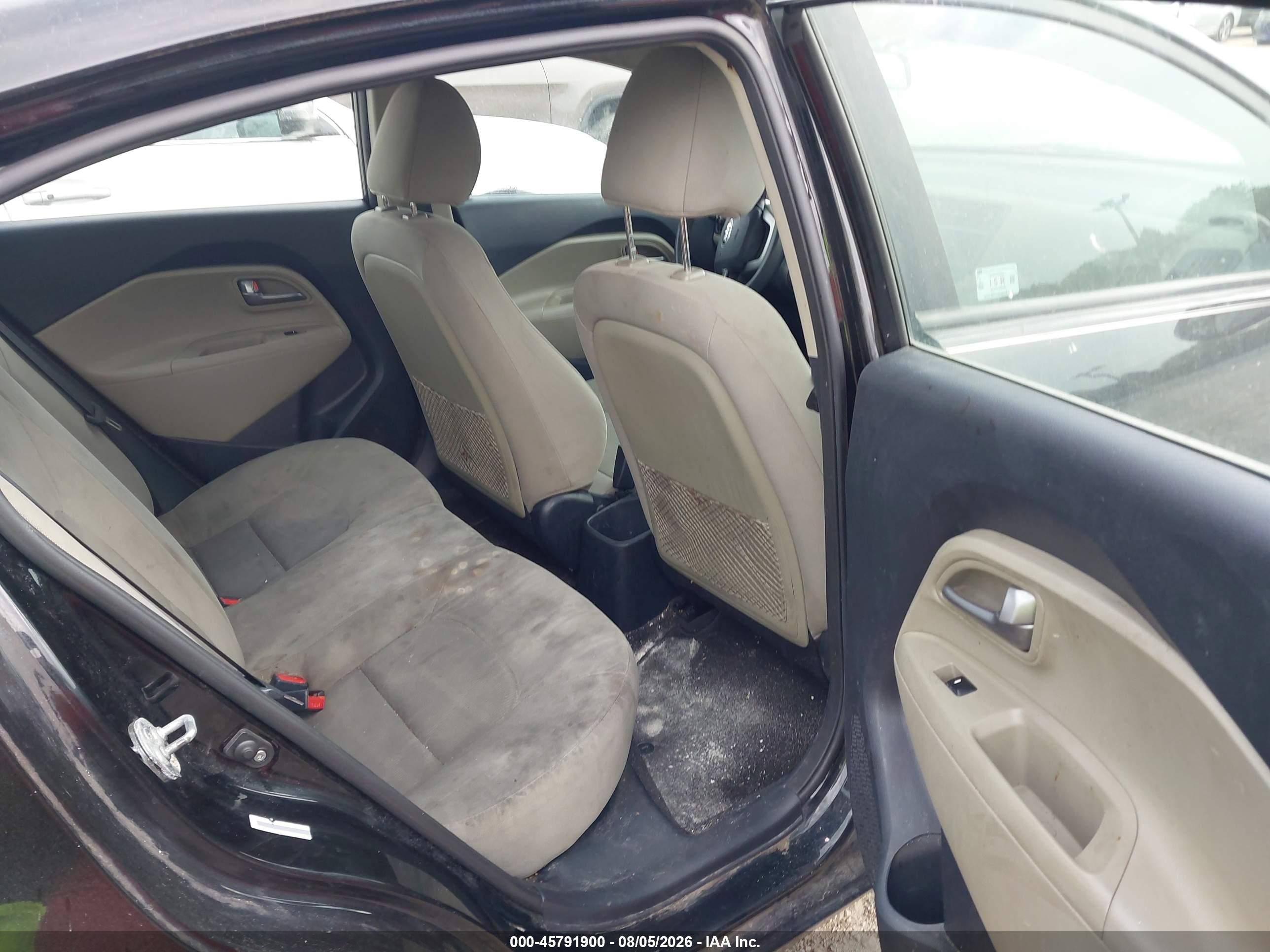 2015 Kia Rio Lx Black vin: KNADM4A38F6458250