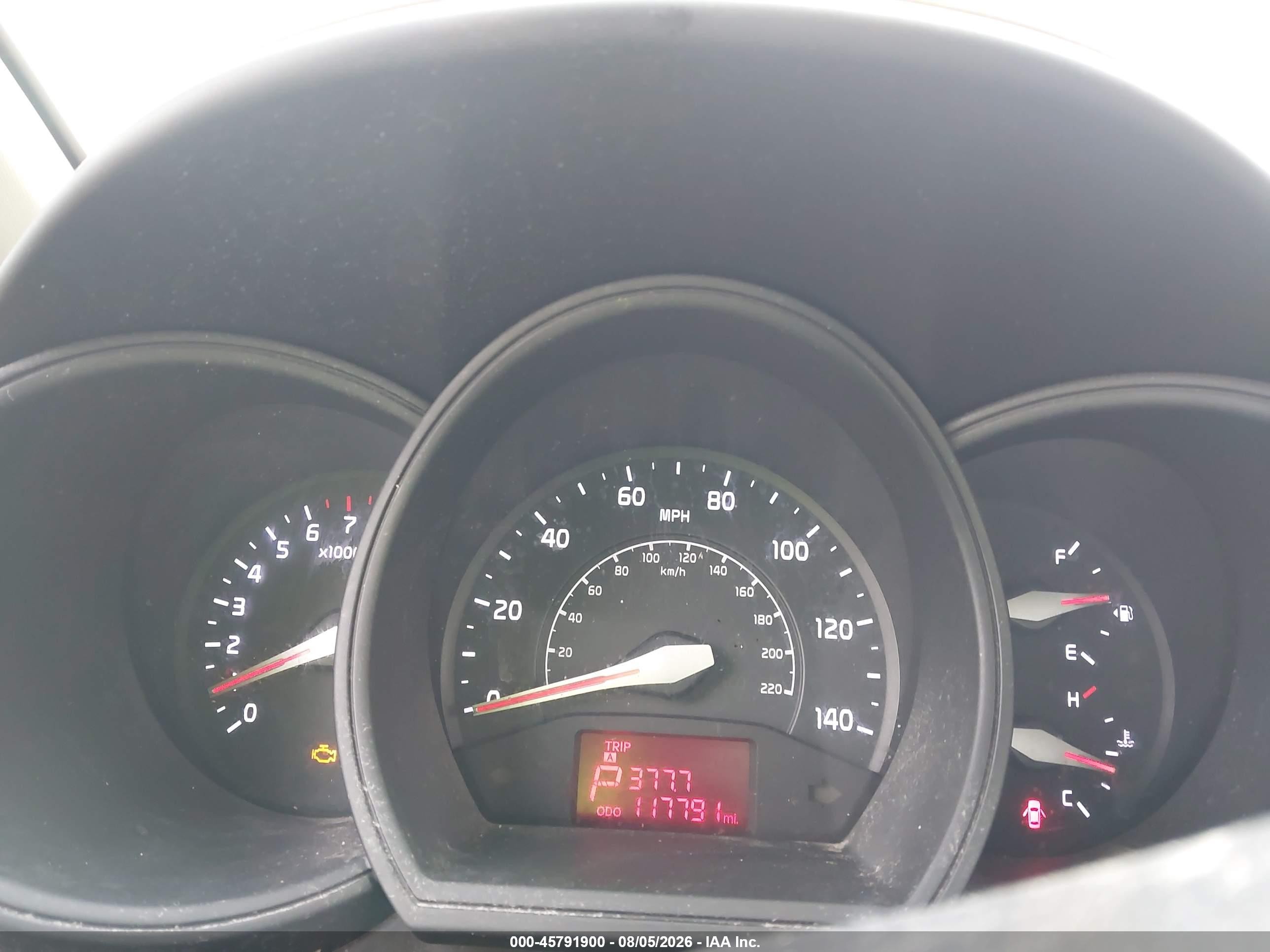 2015 Kia Rio Lx Black vin: KNADM4A38F6458250