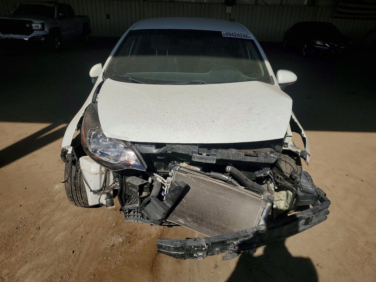 2015 Kia Rio Lx White vin: KNADM4A38F6466610