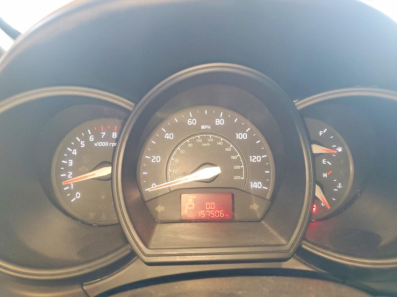 2015 Kia Rio Lx White vin: KNADM4A38F6466610
