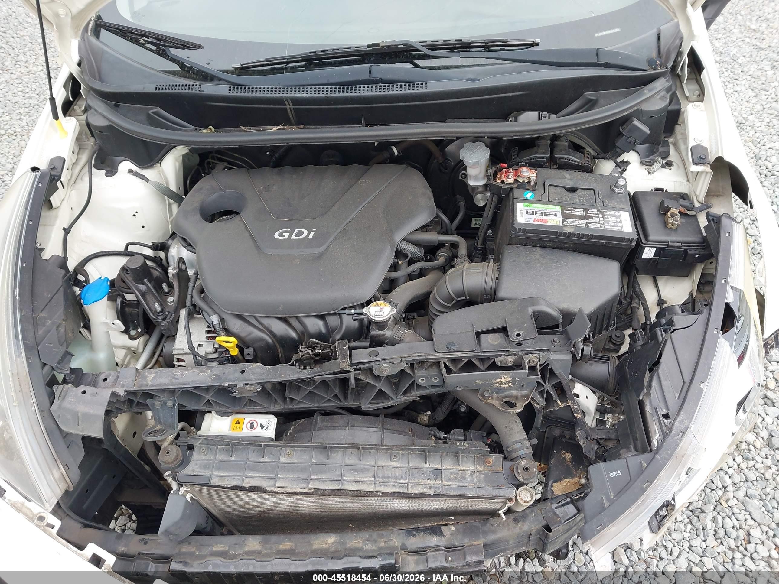 2012 Kia Rio Lx White vin: KNADM4A39C6045359