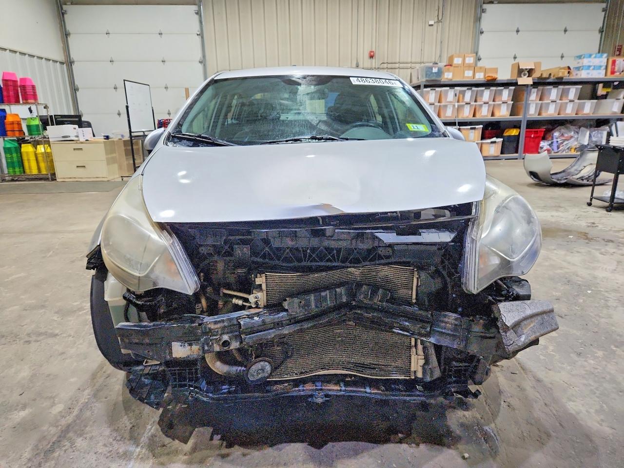 2012 Kia Rio Lx Silver vin: KNADM4A39C6089586