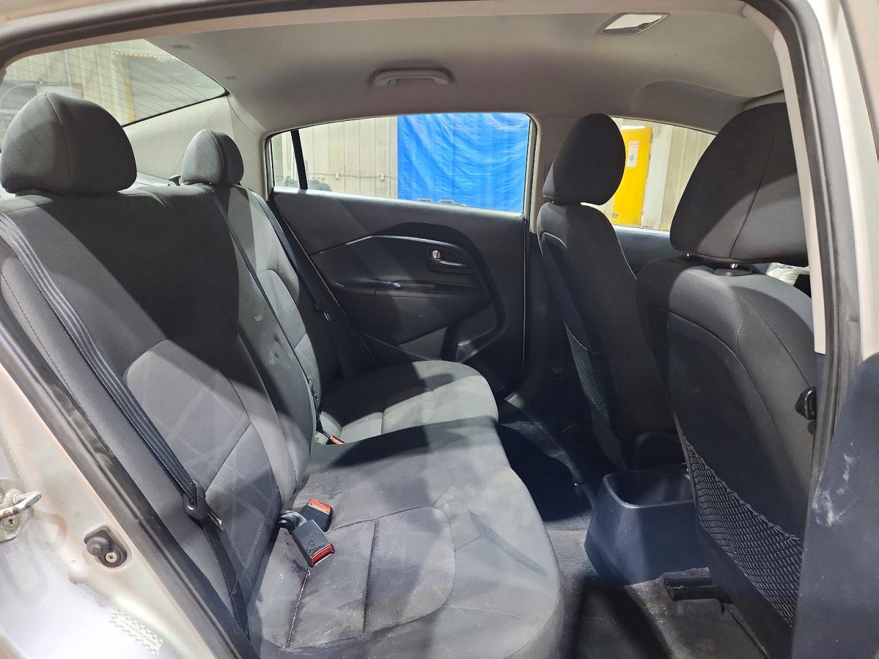 2012 Kia Rio Lx Silver vin: KNADM4A39C6089586