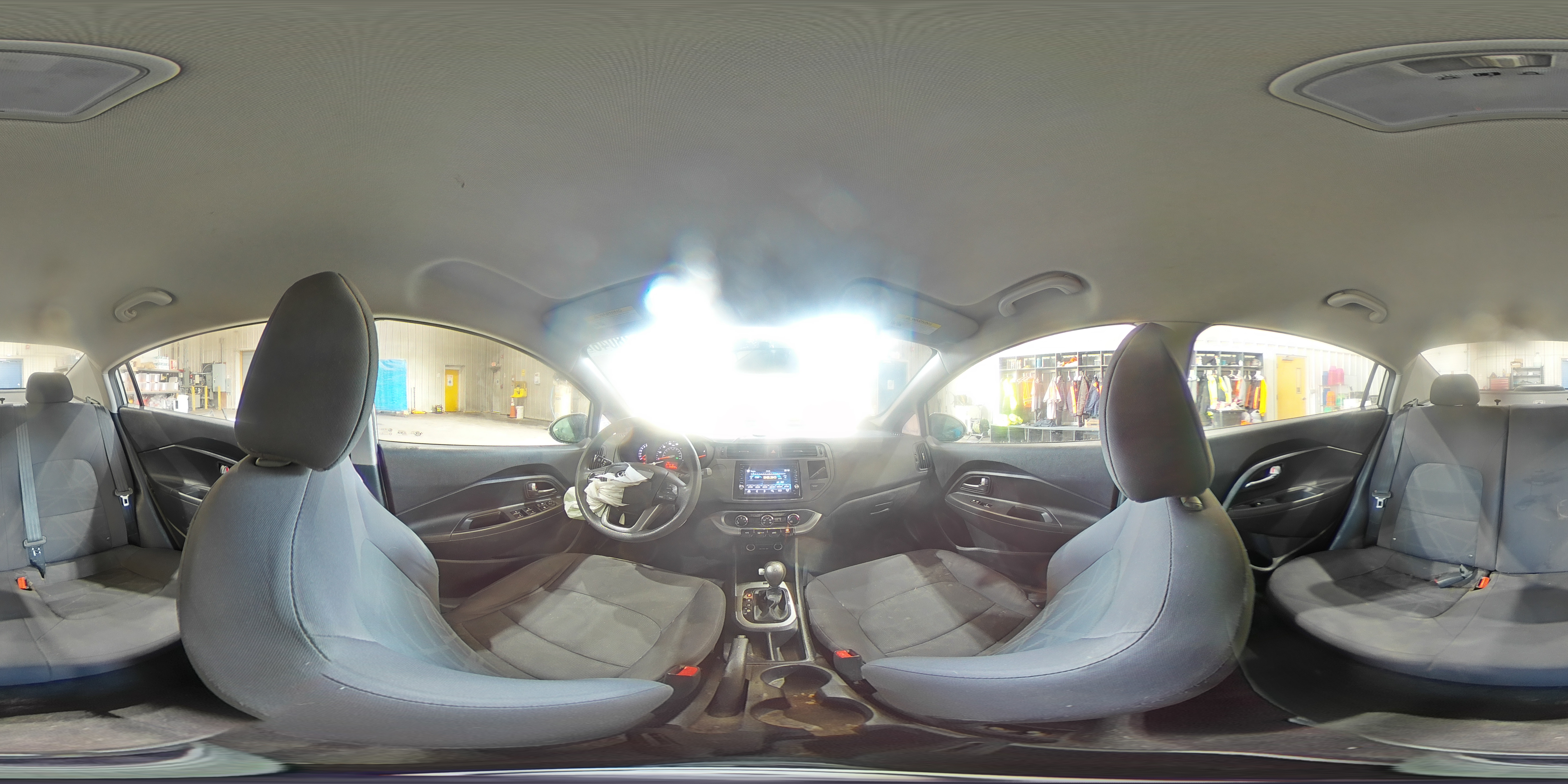 2012 Kia Rio Lx Silver vin: KNADM4A39C6089586