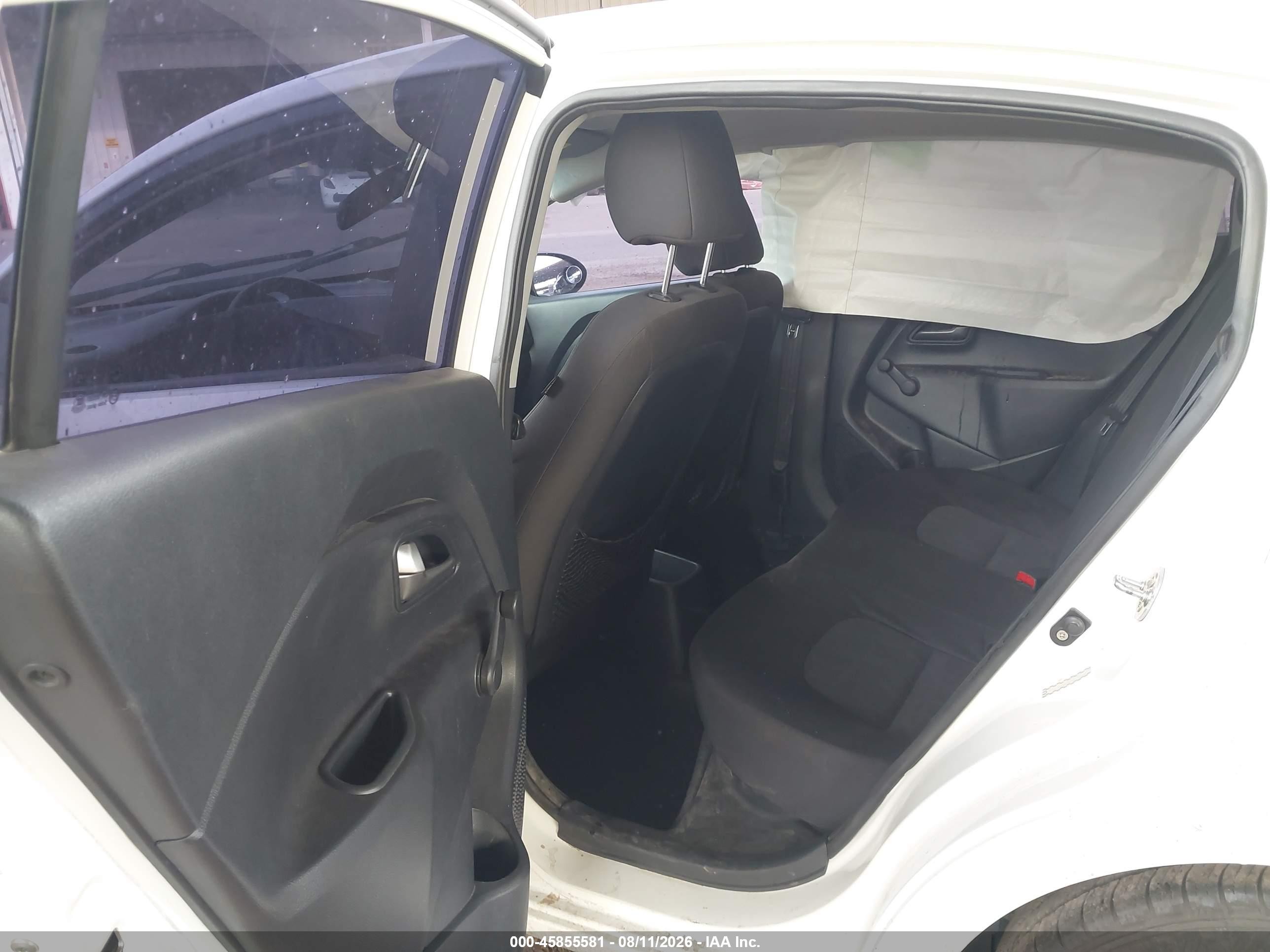 2013 Kia Rio Lx White vin: KNADM4A39D6170489