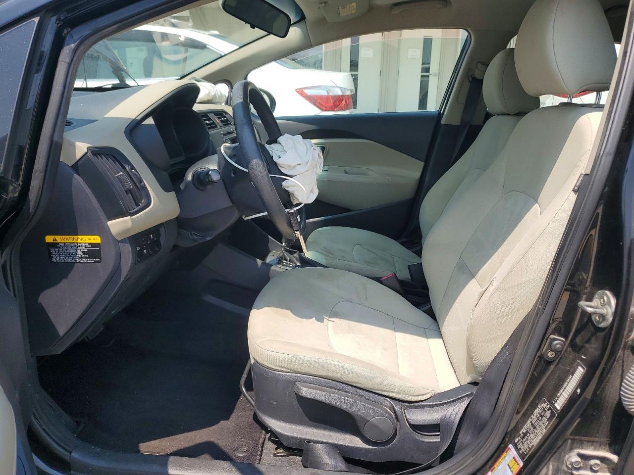 2013 Kia Rio Lx Black vin: KNADM4A39D6198194