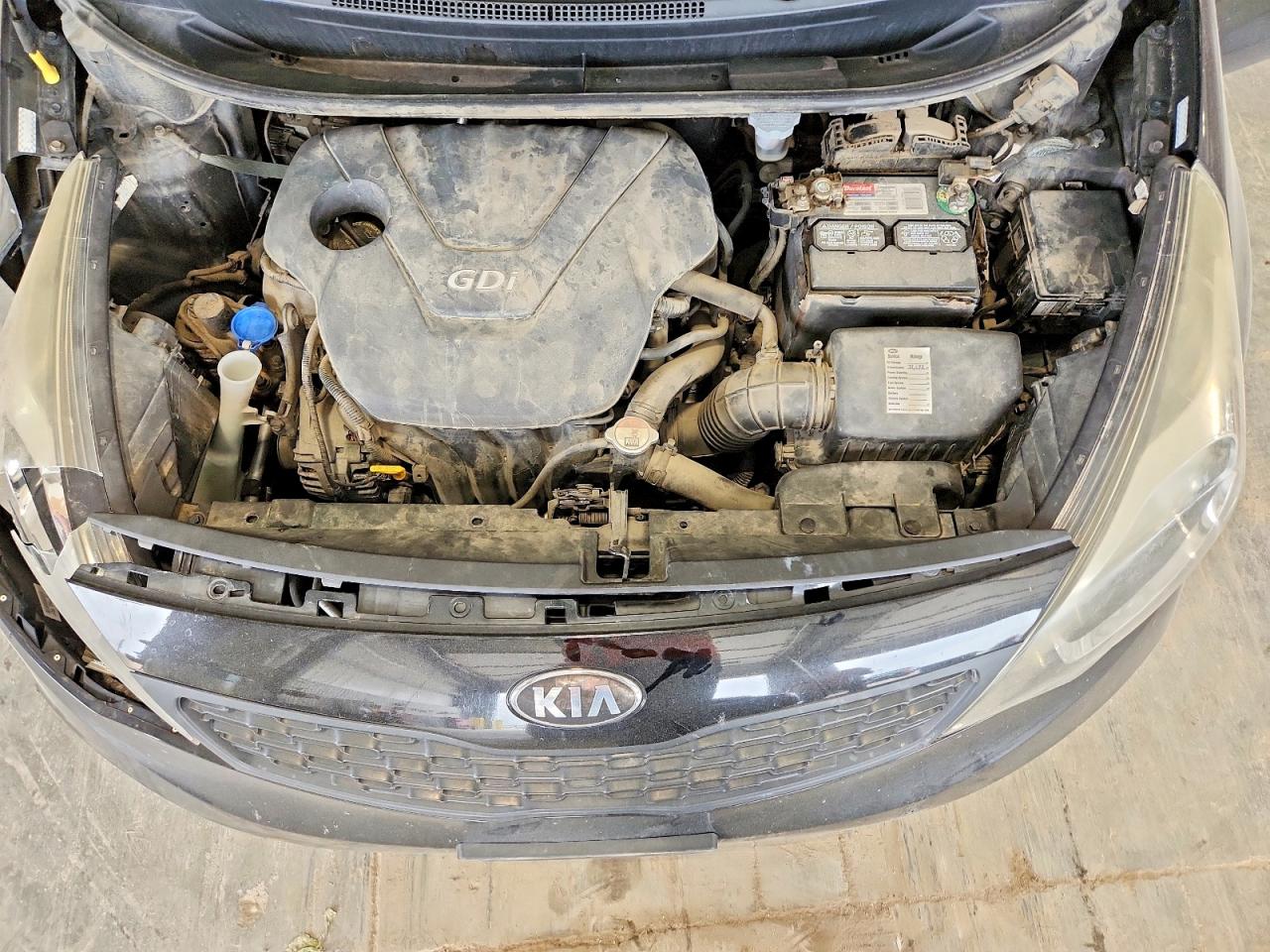 2013 Kia Rio Lx Black vin: KNADM4A39D6216869