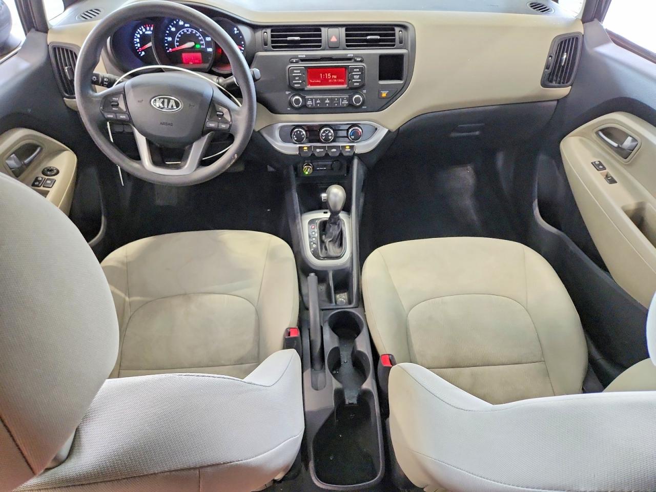 2013 Kia Rio Lx Black vin: KNADM4A39D6216869