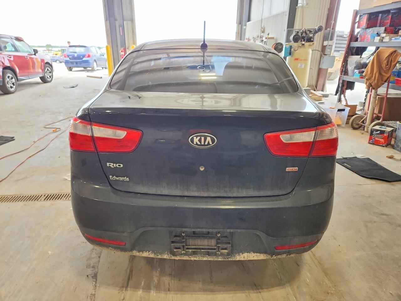 2013 Kia Rio Lx Black vin: KNADM4A39D6216869