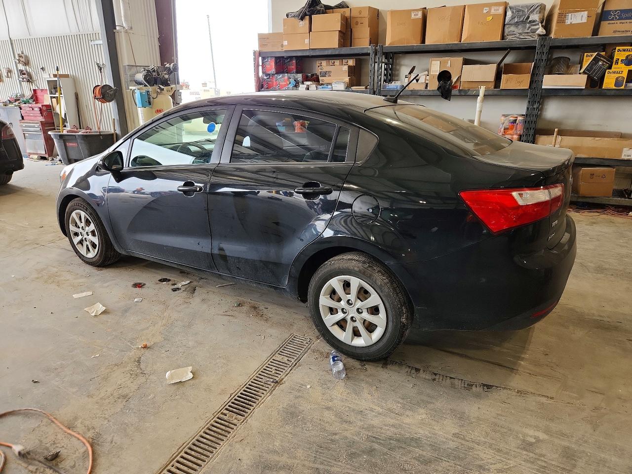 2013 Kia Rio Lx Black vin: KNADM4A39D6216869