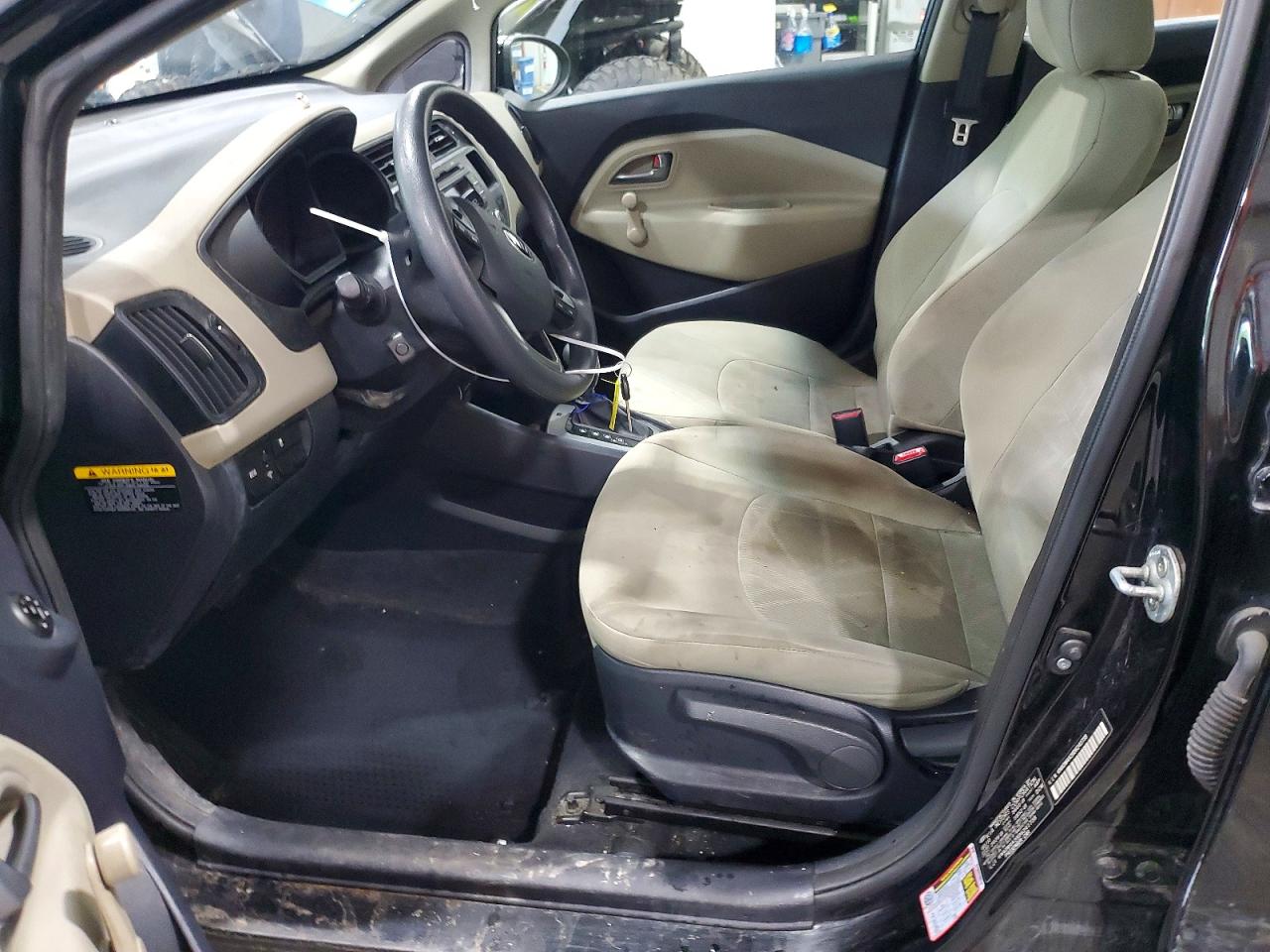 2013 Kia Rio Lx Black vin: KNADM4A39D6241738